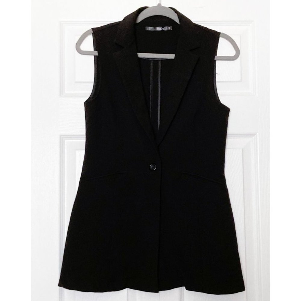Have Sleeveless blazer tunic vest